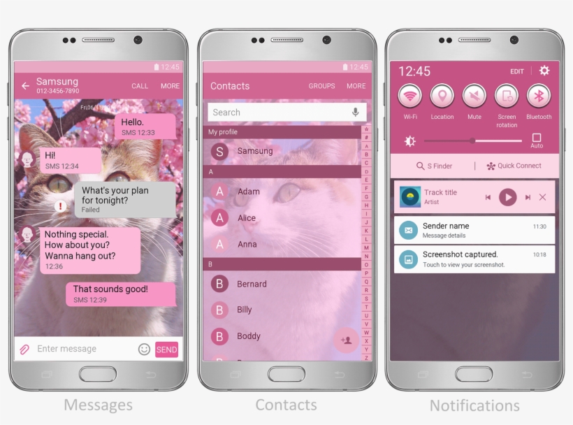 This Theme Features Blooming Cherry Blossoms And A - Iphone, transparent png download