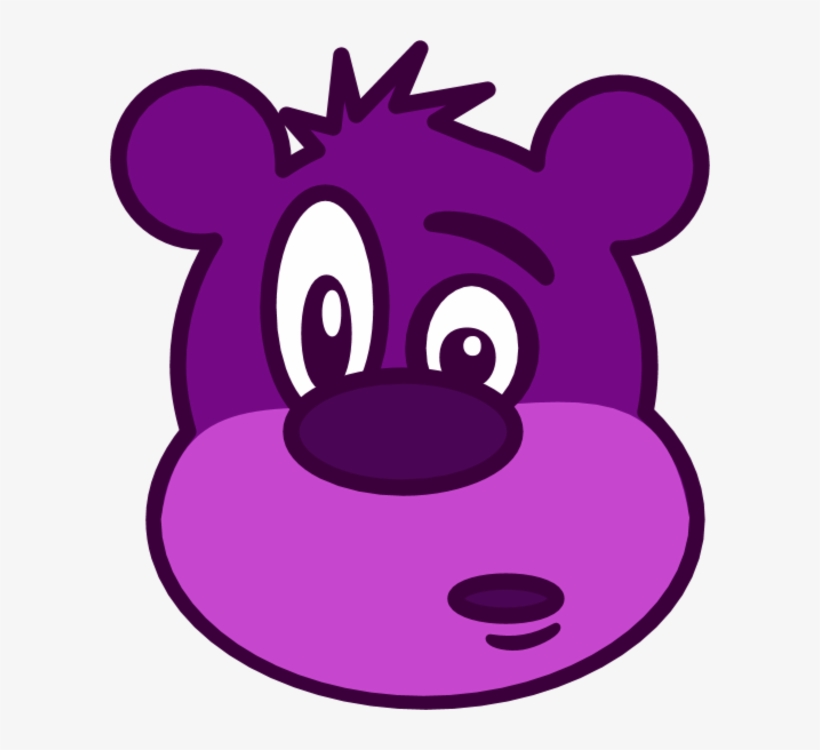 Teddy Bear Face Clipart - Bear Clip Art, transparent png download
