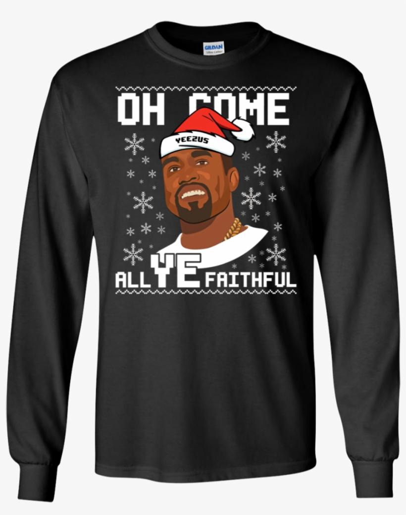 Kanye West Christmas Ls Shirt - Blessed By God Spoiled By My Grandma T Shirt, transparent png download