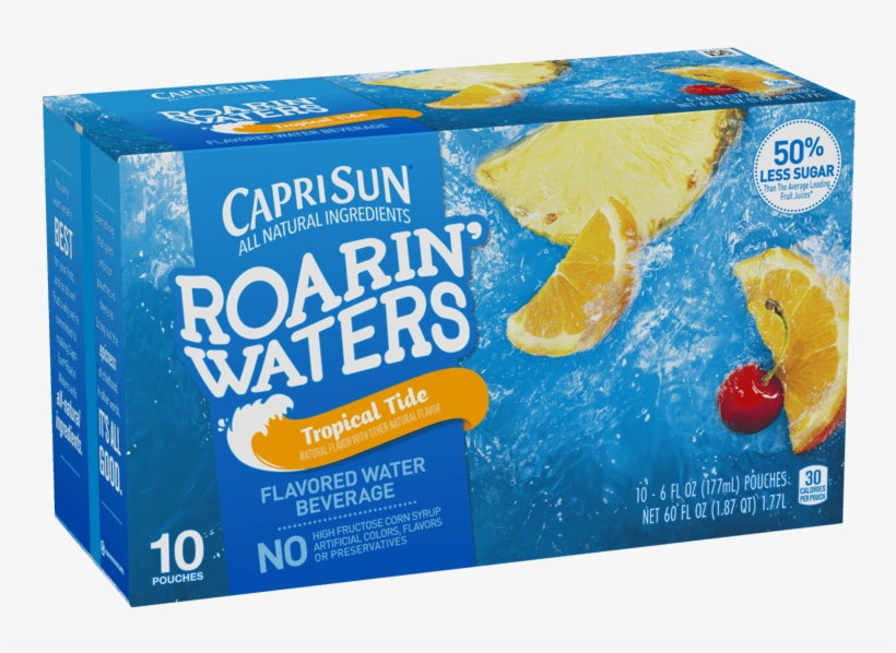 Capri Sun Roarin' Waters - Capri Sun, transparent png download