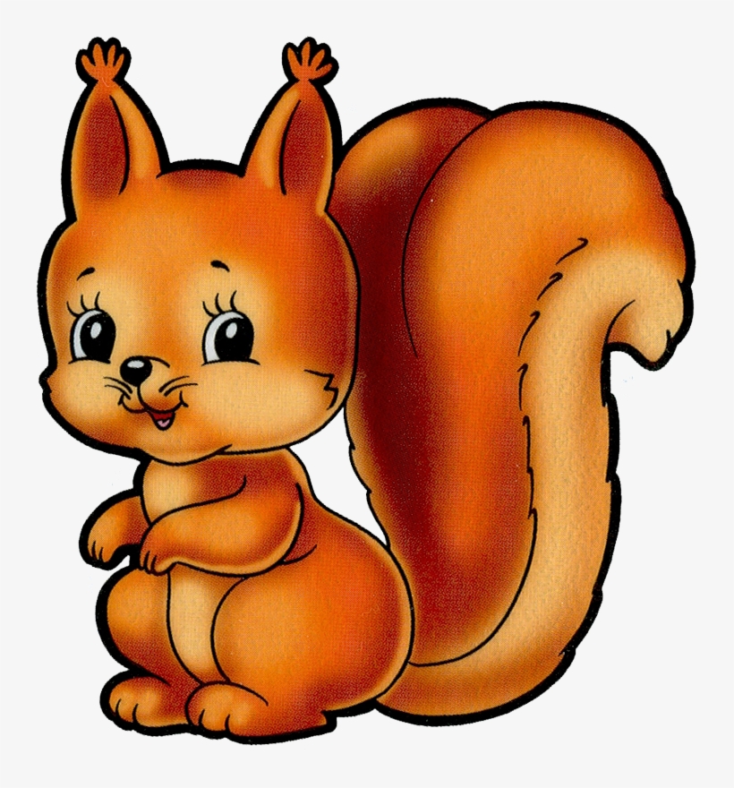 Cartoon Filii Pinterest Clip Art Felt Patterns Ⓒ - Clipart Cute Squirrel, transparent png download