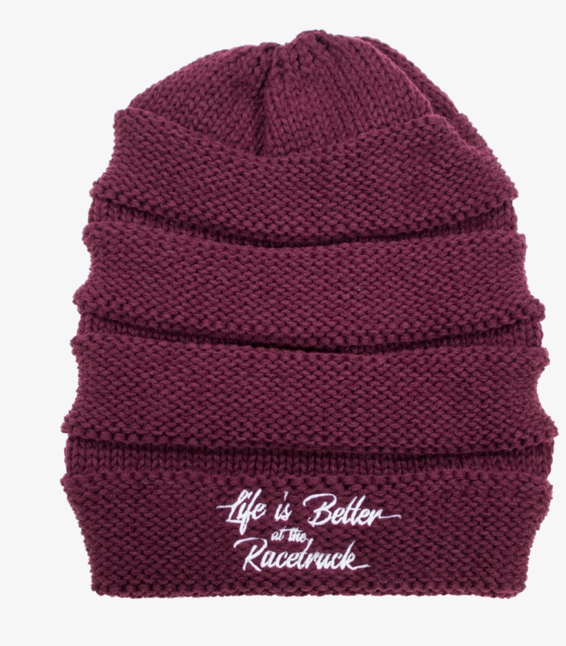 Women's Life Is Better At The Racetrack Embroidered - Beanie, transparent png download