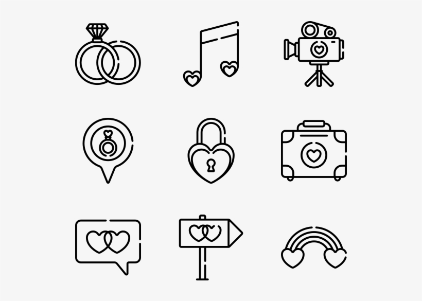 Wedding - Post Black And White Png, transparent png download