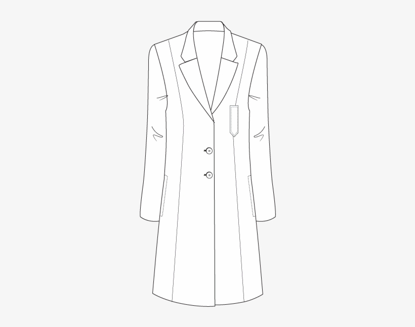 Miranda Lab Coat - Formal Wear, transparent png download