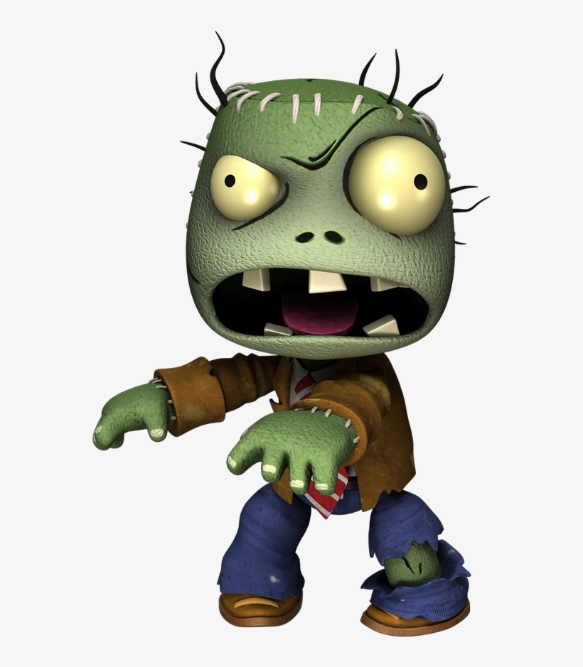 Plants Vs Zombies Costumes Coming To Littlebigplanet - Cartoon, transparent png download