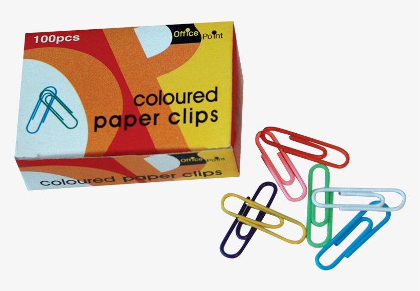 Colored Paper Clips - Graphic Design, transparent png download