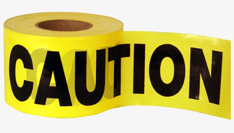 Caution Tape - Safety Tape - Yellow Caution Barricade Tape, transparent png download