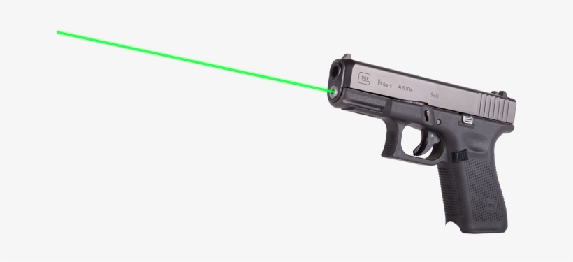 Green Glock Guide Rod Laser - Firearm, transparent png download