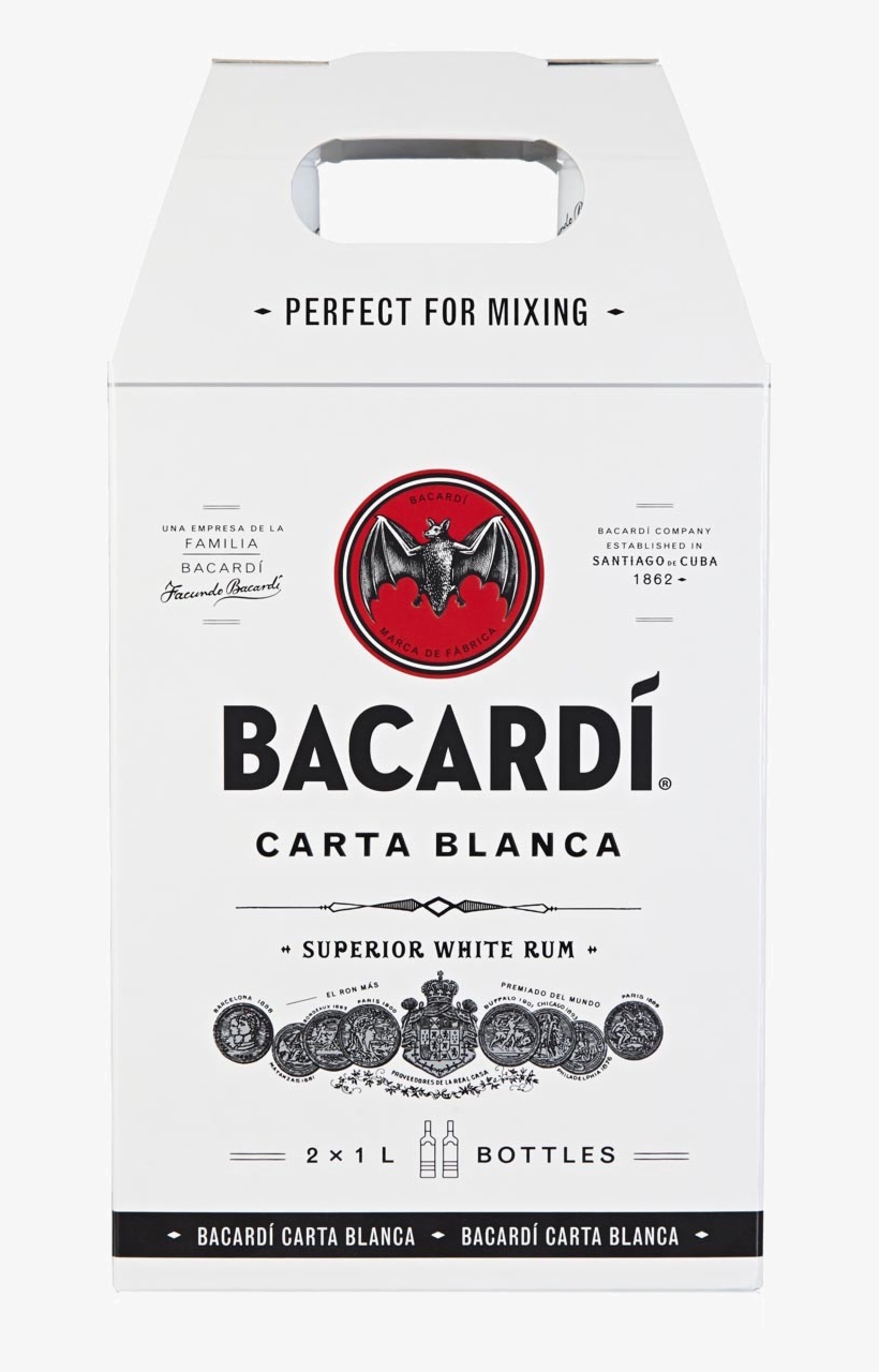 Bacardí Carta Blanca Pack, transparent png download