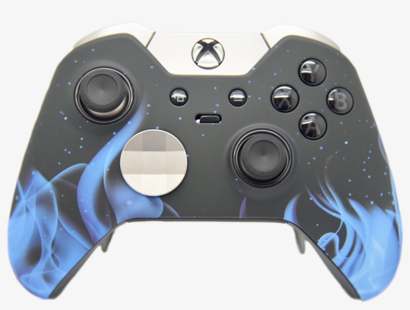 Blue Flame Xbox One Elite Controller - Xbox Elite Controller Black, transparent png download