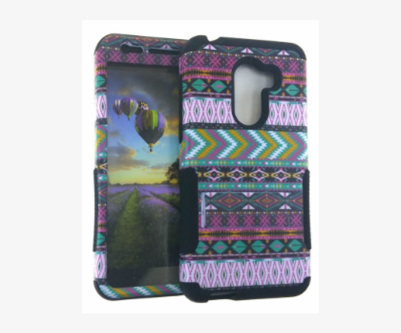 Samsung Galaxy J3 Emerge Pink Tribal Design Hybrid - Motif, transparent png download