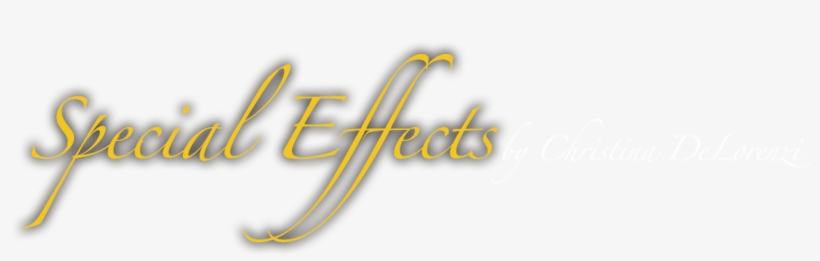 Special Effects By Christina Delorenzi - Calligraphy, transparent png download