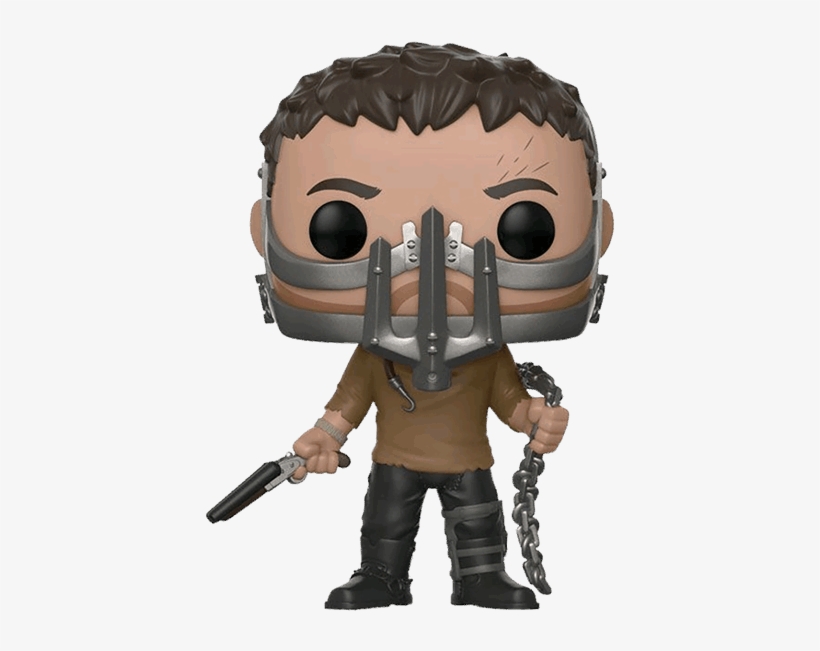 Max With Cage Mask Pop Vinyl Figure - Funko Mad Max, transparent png download