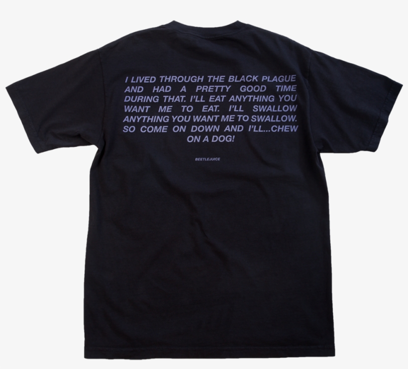 Beetlejuice Third Times A Charm Black Tee - Rekta Sa Kalye Logo, transparent png download