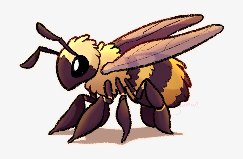 261kib, 711x468, Cute Bee By Taiintyhuman-d99atsy - Deviantart Bee, transparent png download
