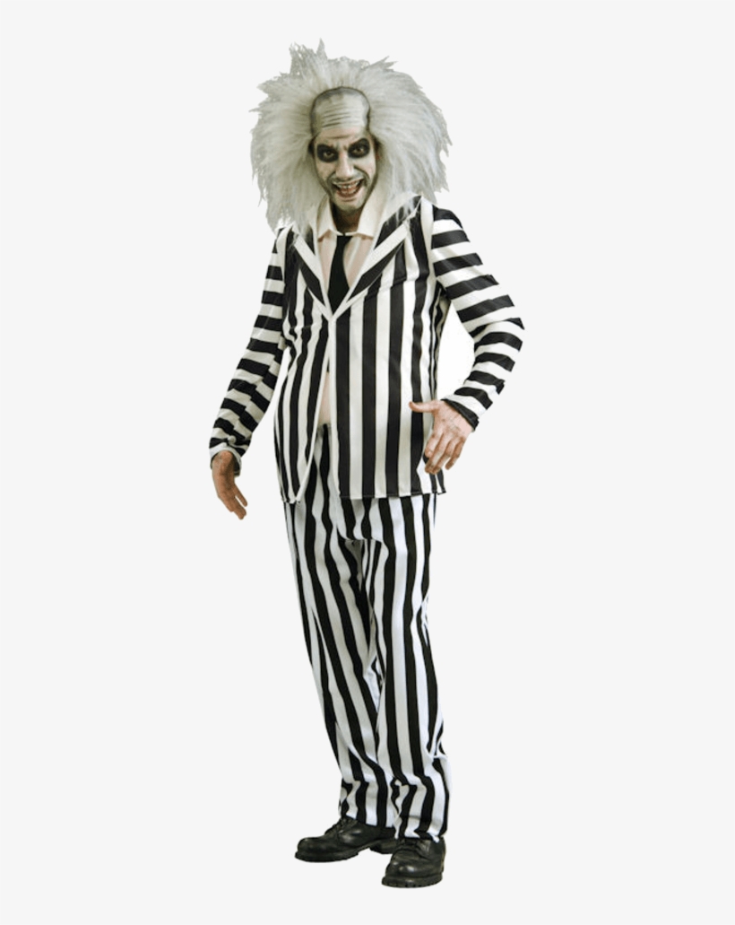 Beetlejuice Costume - Fancy Dress Ideas 80s, transparent png download