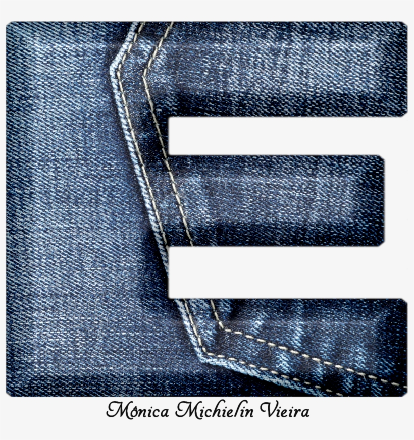 Alfabeto De Jeans Png - Pocket, transparent png download