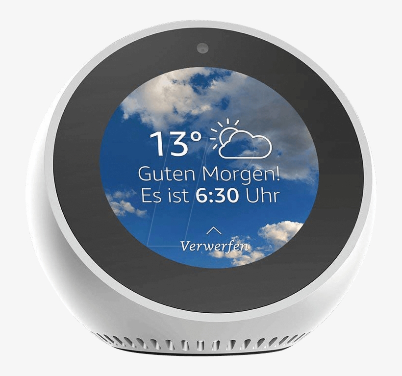 Amazon Alexa Voice-controlled Speaker Amazon B074bkbrgb - Amazon Echo Spot, transparent png download