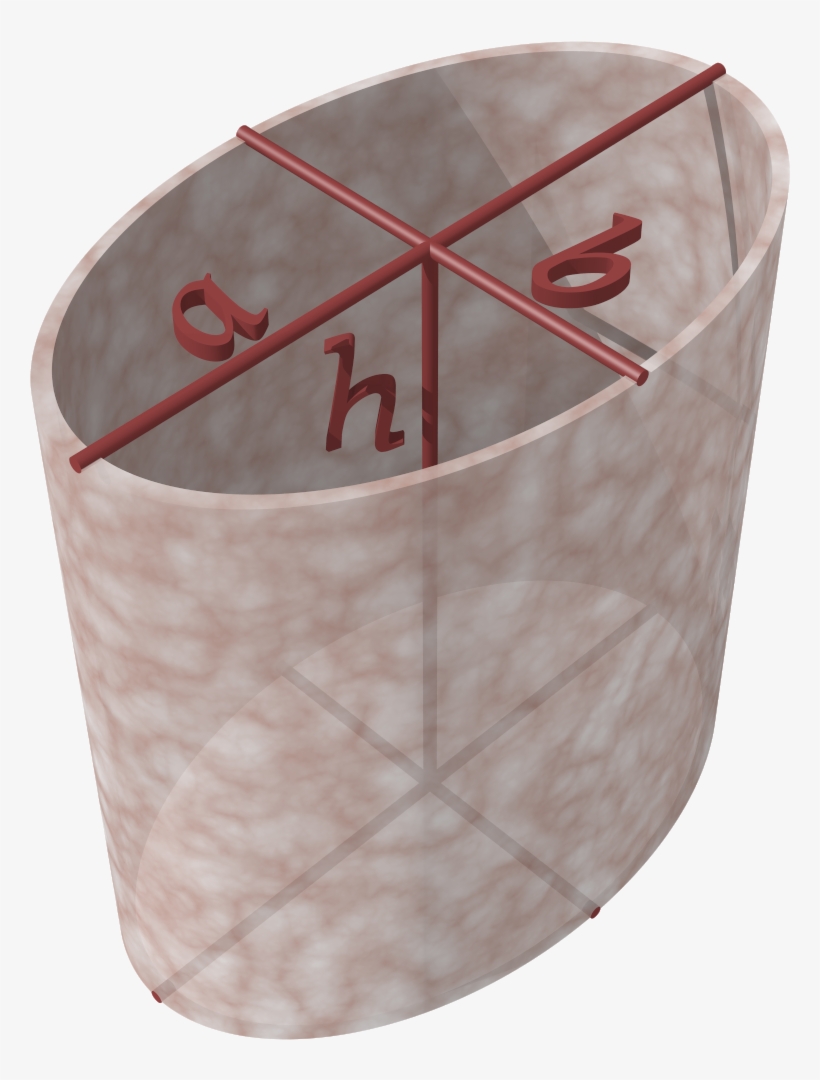 Cylinder - Cilindro A Base Ellittica, transparent png download