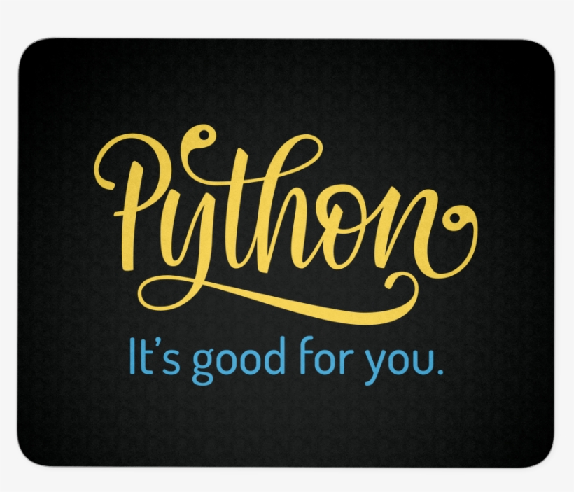 It's Good For You" Mouse Pad - Calligraphy, transparent png download