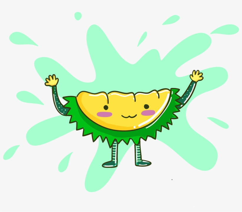 Durian - Illustration, transparent png download