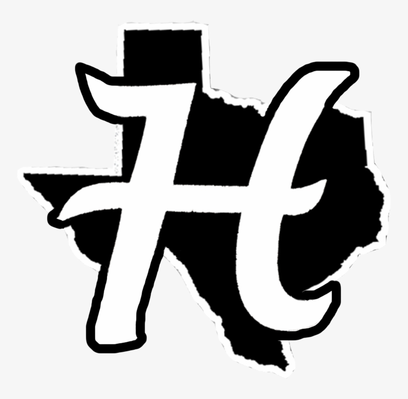 Hudson H Texas Black Outline H - Turquoise Texas, transparent png download
