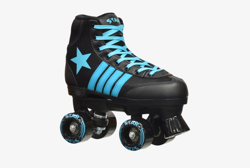 Epic Quad Star Hydra Blue Roller Skates - Women Black And White Roller Skates, transparent png download