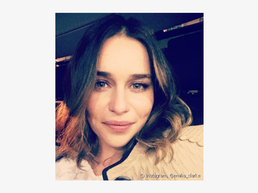 Cabelos Finos Que Desejam Copiar A Finalização Ondulada - Emilia Clarke 2016 Selfies, transparent png download