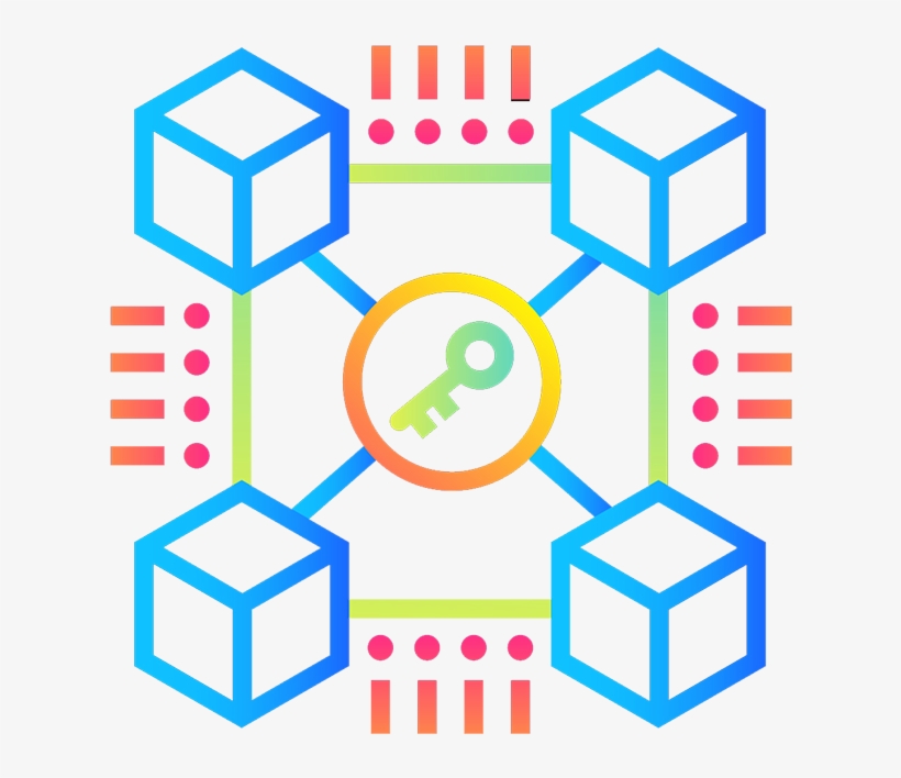 Blockchain Transfer Icon - Blockchain Block Icons, transparent png download