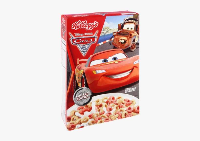 Kellogg's Disney Pixar Cars 2 Cereal - Kellogg's And Disney Pixar Cars 2 Cereal, transparent png download