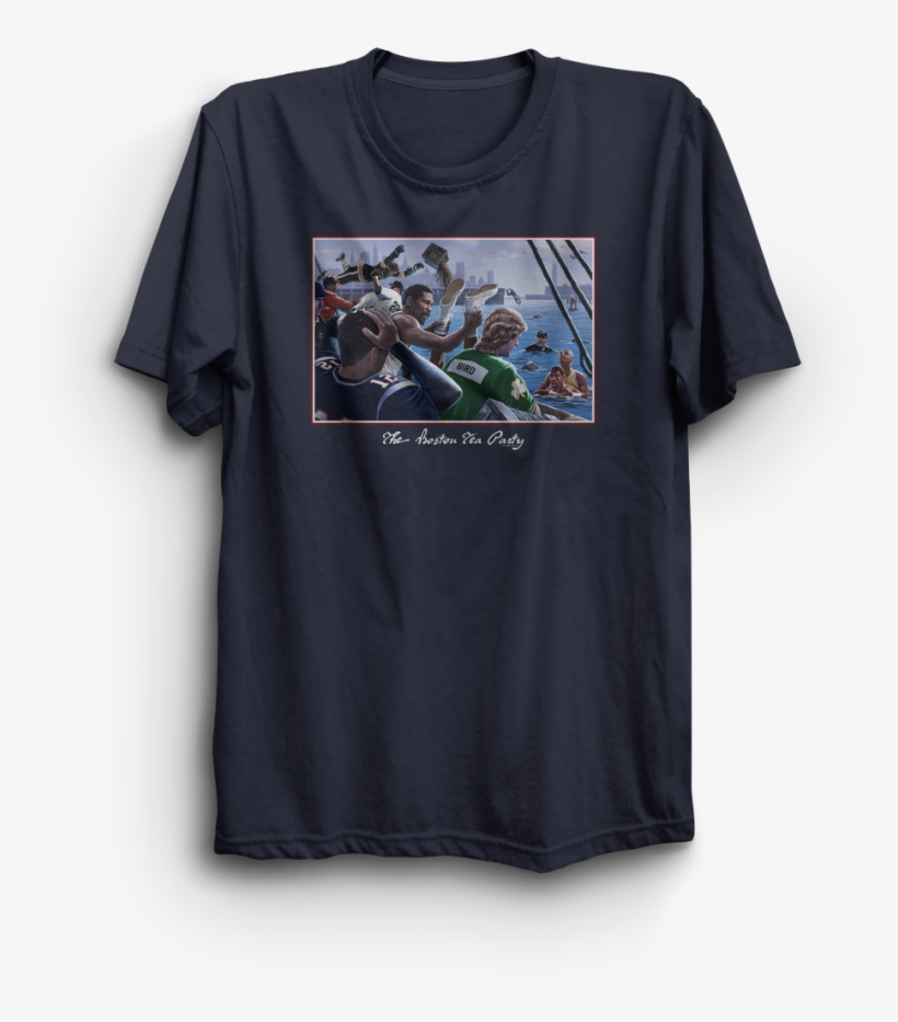 The Boston Tea Party Retro Shirt Navy - Boston Tea Party, transparent png download