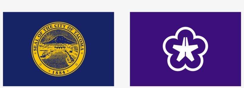 Currentflags Of Tacoma, Washington, Usa And Its Sister - Fair Trade, transparent png download
