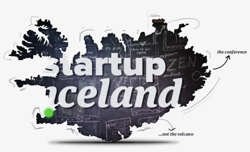 Startup Iceland Conference Shows Iceland's Entrepreneurial - Iceland Map, transparent png download