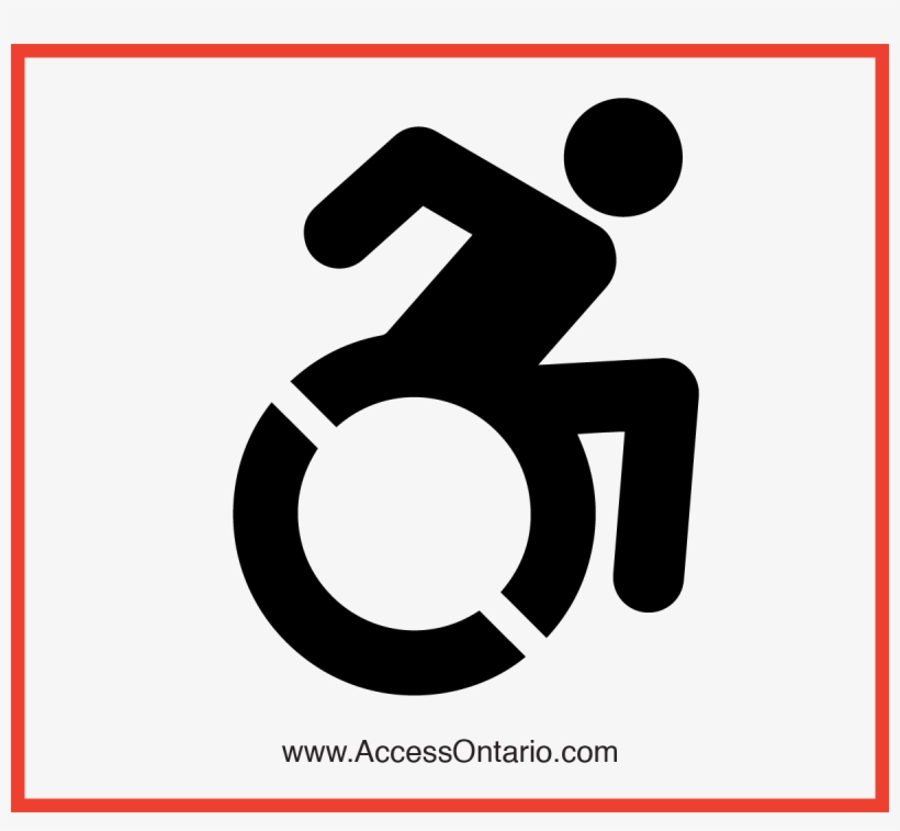 Wheelchair User - Handicapped Parking Symbol Dimensions, transparent png download