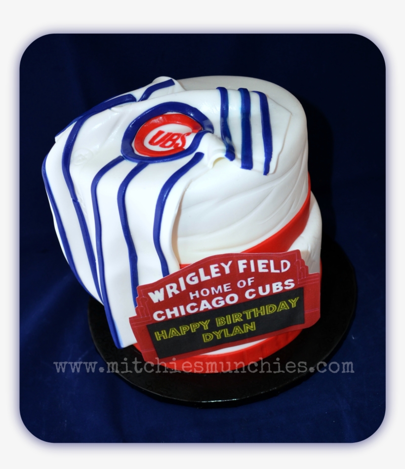 Chicago Cubs Cake Las Vegas Mitchies Munchies - Label, transparent png download