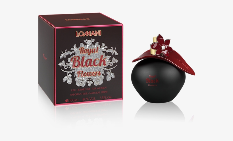 Royal Black Flower - Box, transparent png download
