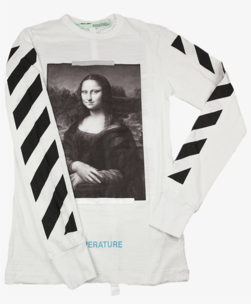 Offwhite “mona Lisa” Longsleeve PNG Image Transparent PNG Free