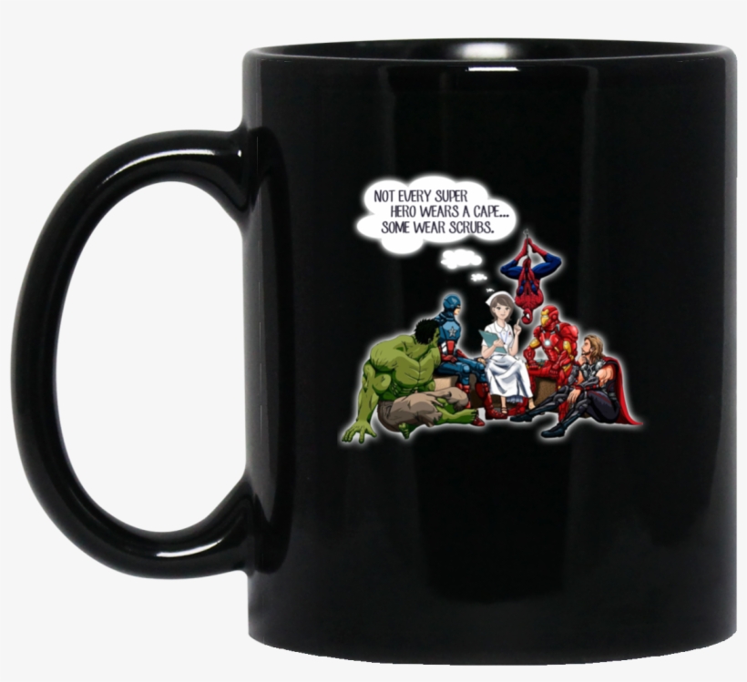 Nurse And Superheroes Mug - Mug, transparent png download