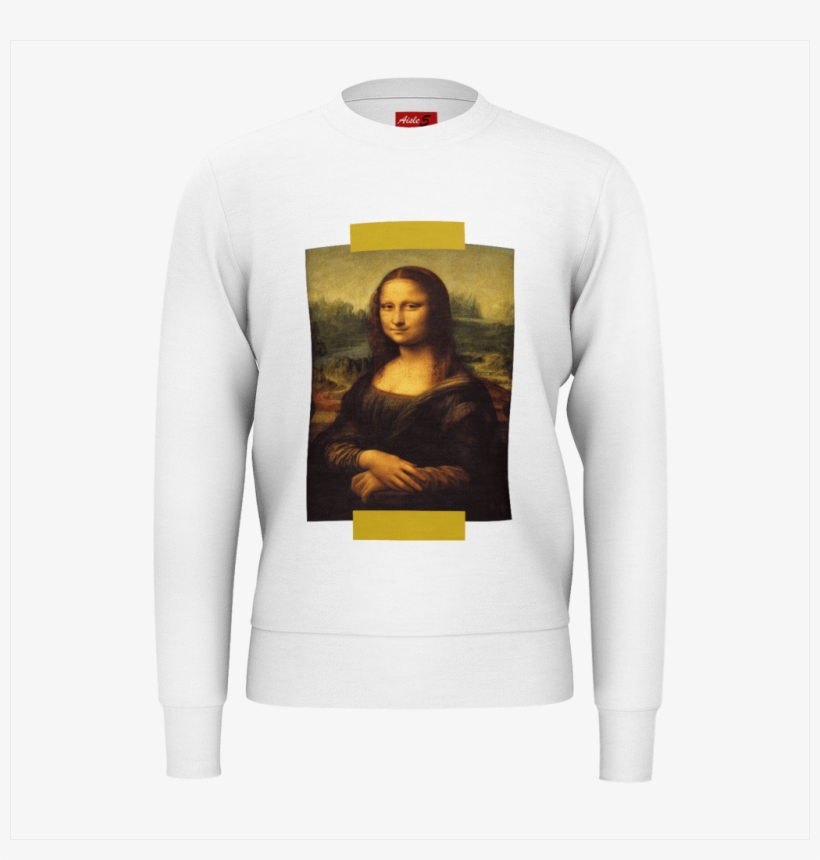 Mona Lisa Sweater - Expectation Vs Reality Art, transparent png download