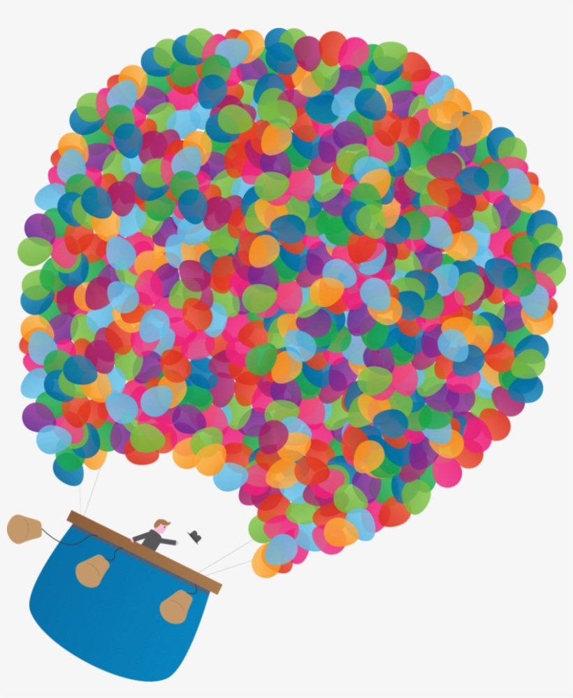 Drawn Hot Air Balloon Transparent Tumblr - Hot Air Balloon Png, transparent png download