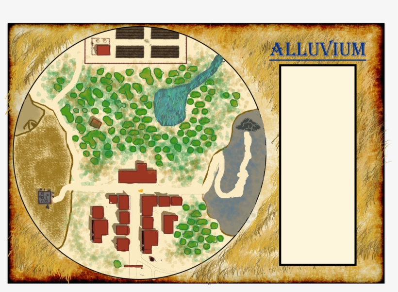 Here Is My Poorly Photoshopped Map Of Refuge For An - Visual Arts, transparent png download