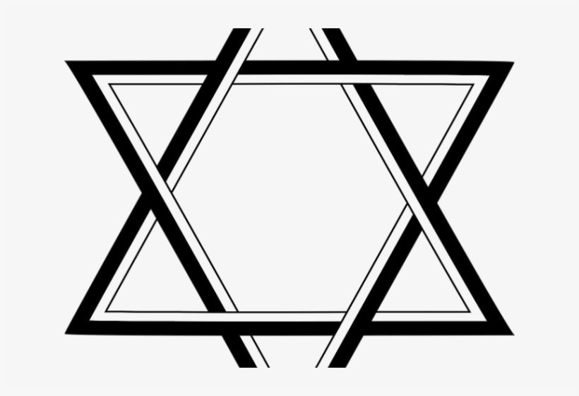 Star Of David Clipart Gold Triangle, transparent png download