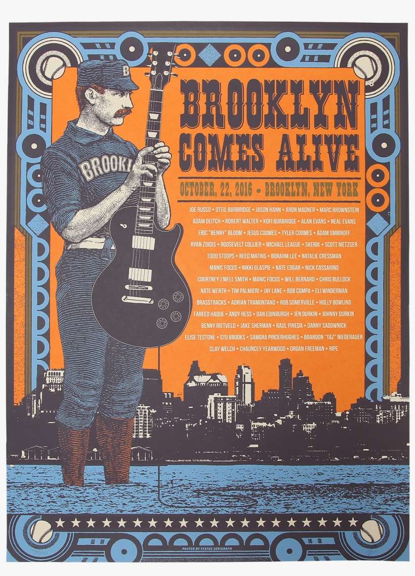 Brooklyn Comes Alive Poster $20 - Poster, transparent png download