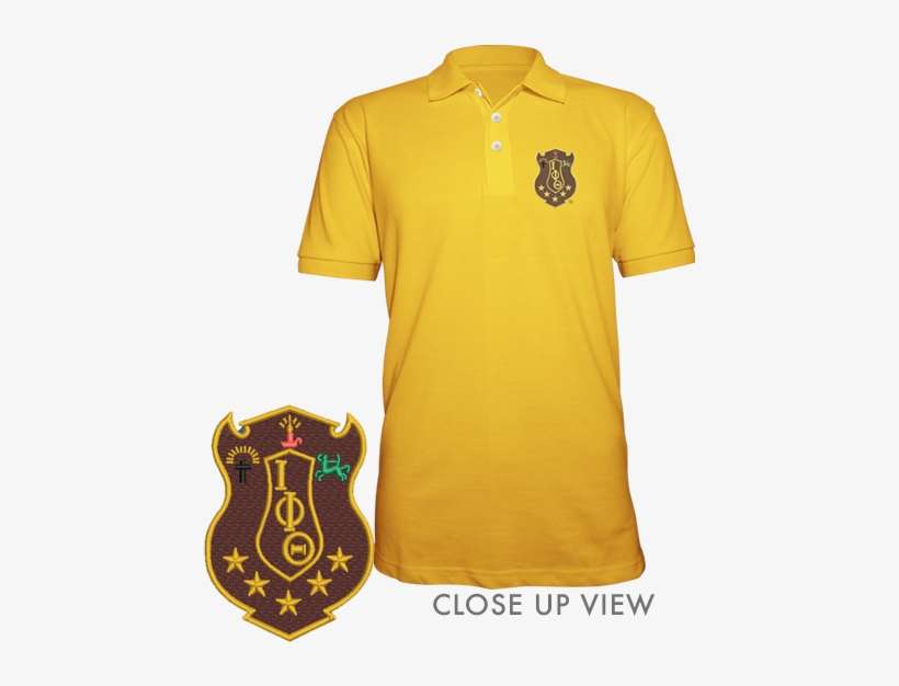 Iota Phi Theta Embroidered Crest Polo - Iota Phi Theta, transparent png download