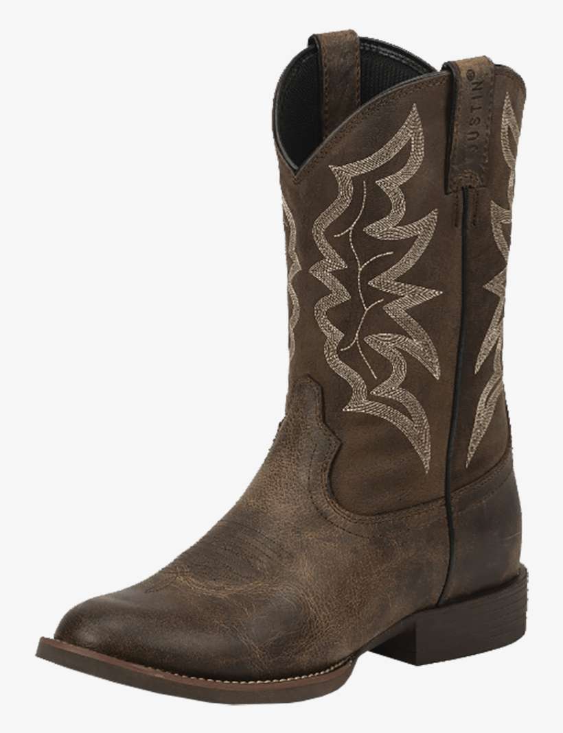 Justin Men's - Justin Men's Buster Distressed Western Boots, transparent png download