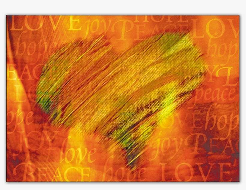 Impressionist Heart - Painting, transparent png download