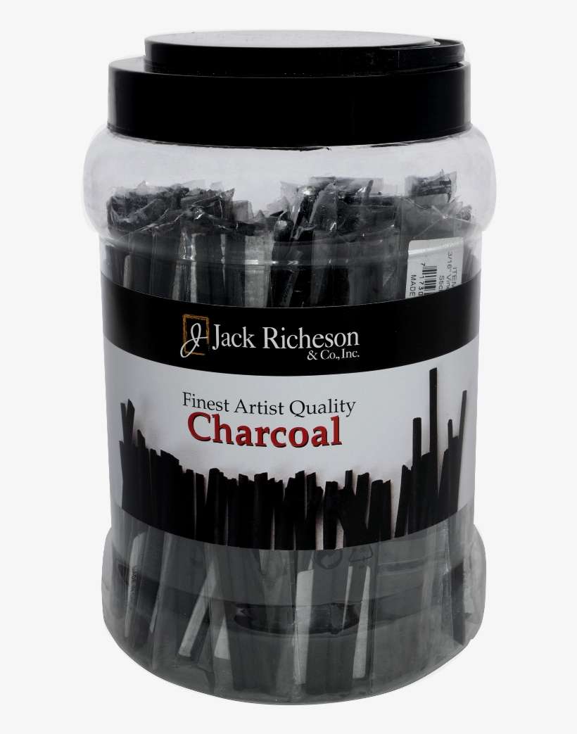 Richeson Vine Charcoal Canister, 48 Bags Of - Cylinder, transparent png download