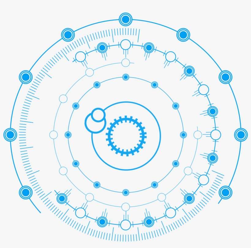 Biên Giới Hộp Thoại Điểm Công Nghệ Png Và Psd - Blue, transparent png download