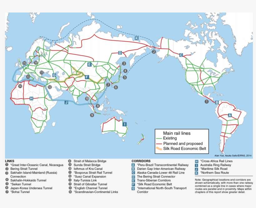 new silk road map