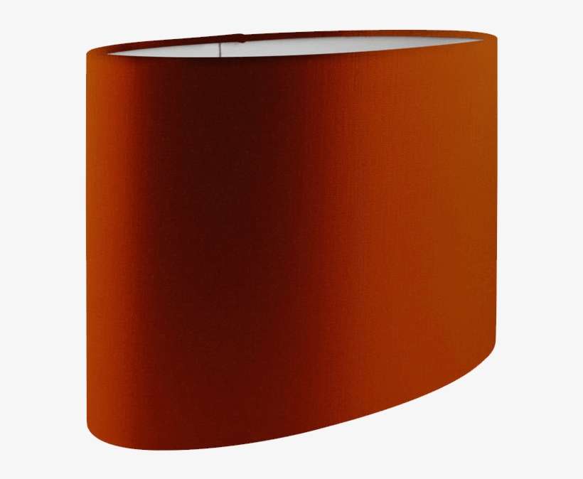 Burnt Orange Silk - Lampshade, transparent png download